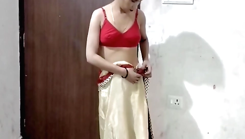 Indian girl is playing her games on her own machine