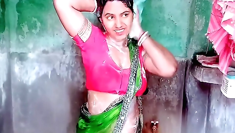 Outdoor solo video of a horny Indian girl riding bicycle