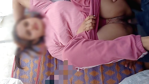 Indian girl with a tight cunt is getting fucked in the village