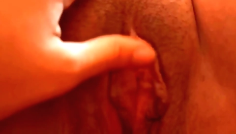 Beautiful girl on a hot and big ass and playing with her hole
