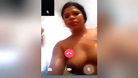 Indian girl enjoys taking in the bath on the webcam