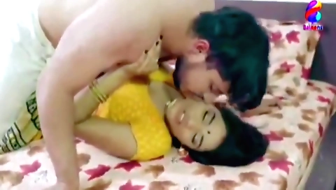 Horny indian teen video - big tanned boobs in sexy stockings