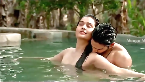 Indian brunette has some fun with her boyfriend on the beach