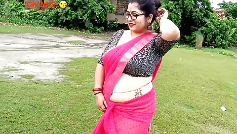 Indian slut in a sexy panty gets a dick inside her