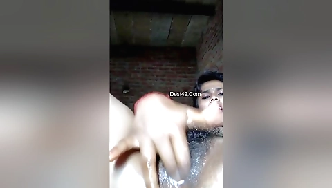 Bhabhi finger her pussy and finger her hairy pussy