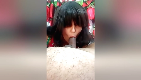 Indian blonde shows off her nice face and has a good body