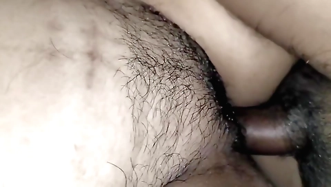 Indian hairy girl with a sexy ass gets her boyfriend to fuck her