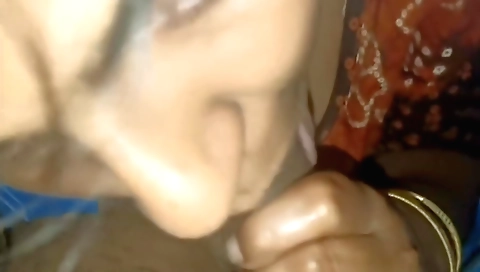 Amateur Indian babe enjoys oral sex with husband and wife