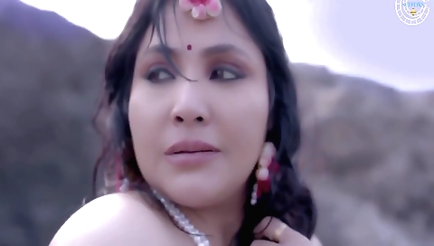 Busty indian MILF and her stepson in a hot outdoor sex scene