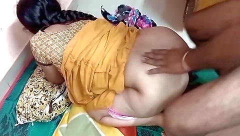 Indian bride and man making fun of their wedding party
