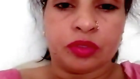 Horny black lady strips her panties and masturbates