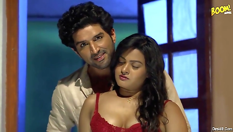 Dhadhak 1 – big tits brunette in sexy red lingerie