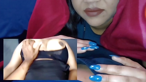 Indian milf sucking and riding on her husband's hard cock
