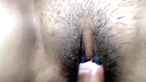 Indian amateur slut gets fucked in her hairy pussy