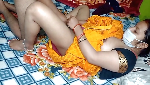 Indian teen wears dress and puts her body in front of the camera