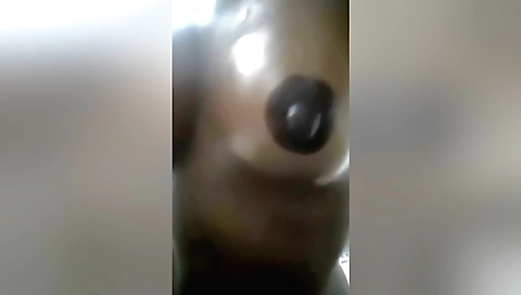 Indian babe shows off her big boobs and gets her pussy cumded