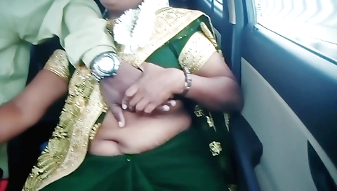 Indian girl gets in the car with her boyfriend 19+