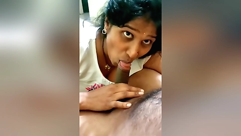 Indian wife blowjob video with amateur 1080p porn video