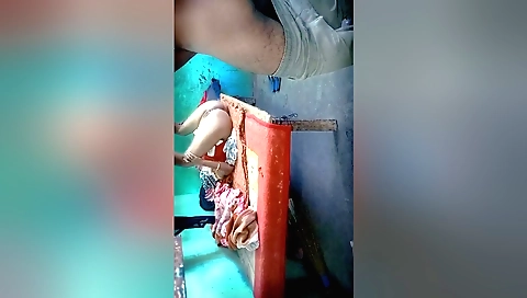 Indian amateur sex video with a girl in a black dress