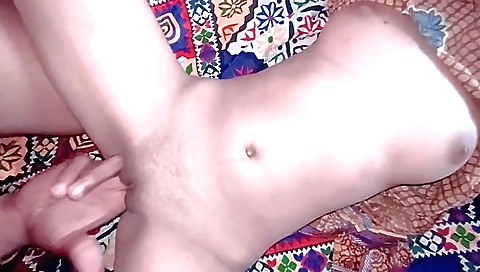 My girlfriend fucked in the bedroom in homemade video