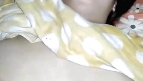 Hot amateur brunette with huge tits fucked by her boyfriend
