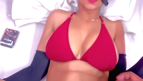 Indian girl is on the floor and gets banged in POV