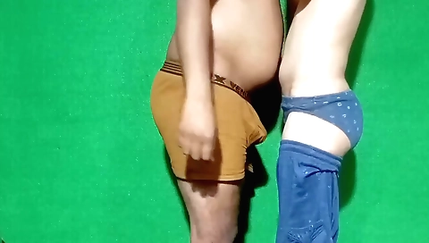 Desi Indian village couple with small boobs is on the way
