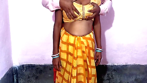Indian busty chick with small tits fucks in homemade video