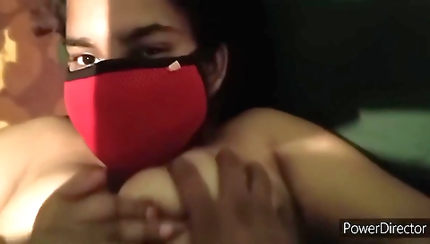 Hot brunette with a hairy ass and big tits 18+ porn clip