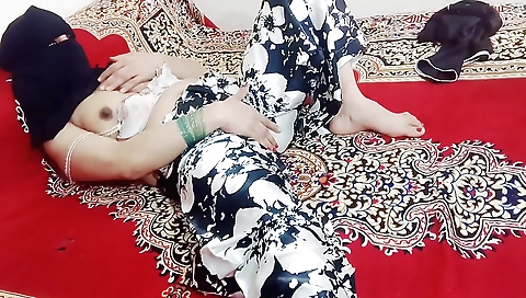 Indian chick gives you a creampie with her large dick