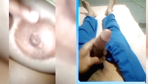 Amateur porn video with a hot brunette with a sexy mouth