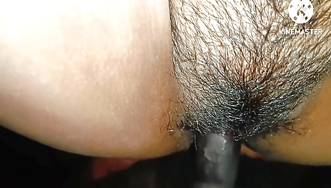 Indian girl loves hairy pussy during sex in amateur porn