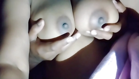 Huge boobs amateur indian solo session with big tits