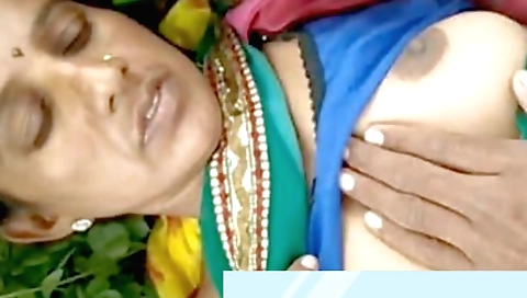 Indian milf with shaved pussy riding a dildo and filling it