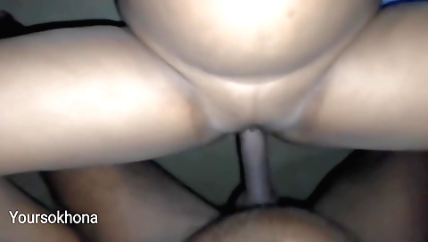 Amateur girl with big tits is getting a dick in her mouth