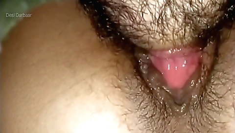 Indian small-tittied girl sucking dick and gets cum