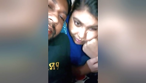 Indian brunette in her bedroom gets fucked by her husband
