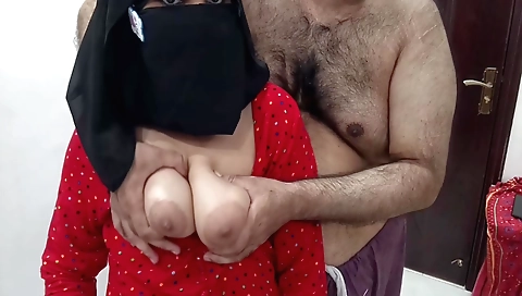 Indian woman fucks her boyfriend in bedroom in POV
